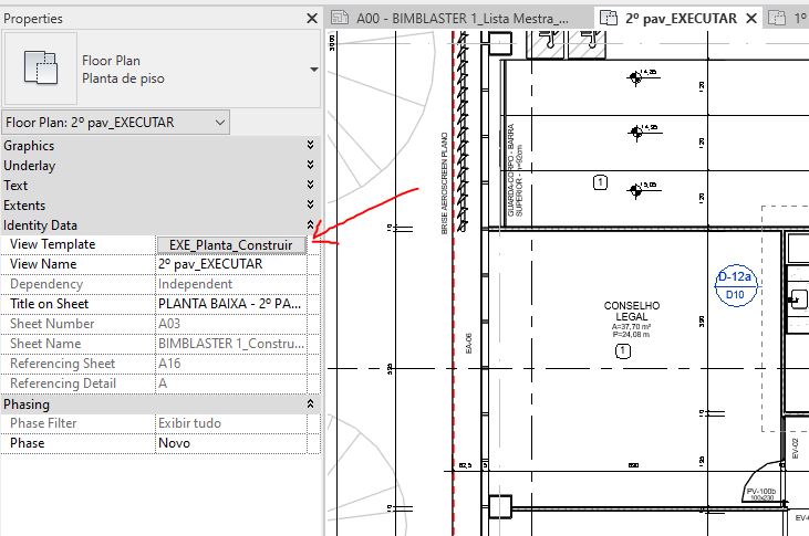 REVIT - Campo de Modelo de Vista