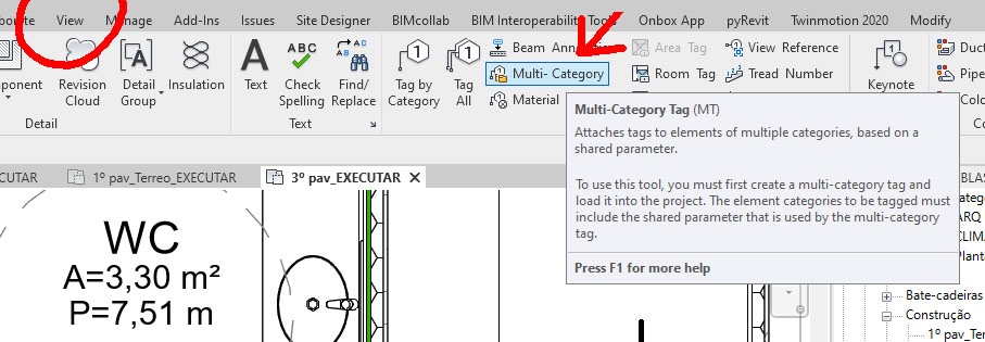 REVIT - Identificador multi-categoria