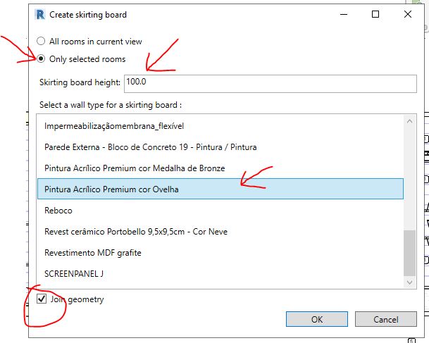 REVIT - Plugin para revestimentos