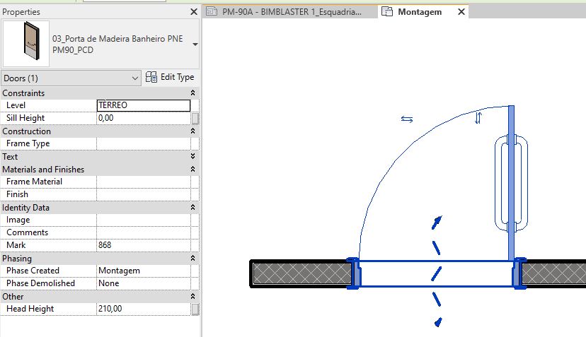 REVIT - criação de montagem