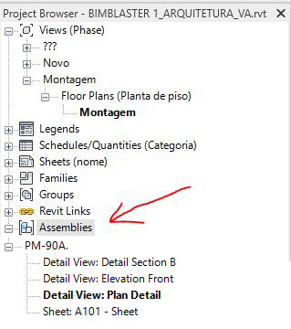 REVIT - montagem no navegador